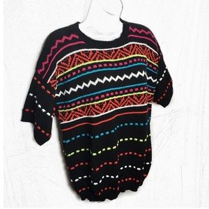 Vintage Beldoch Popper Sweater Made in USA